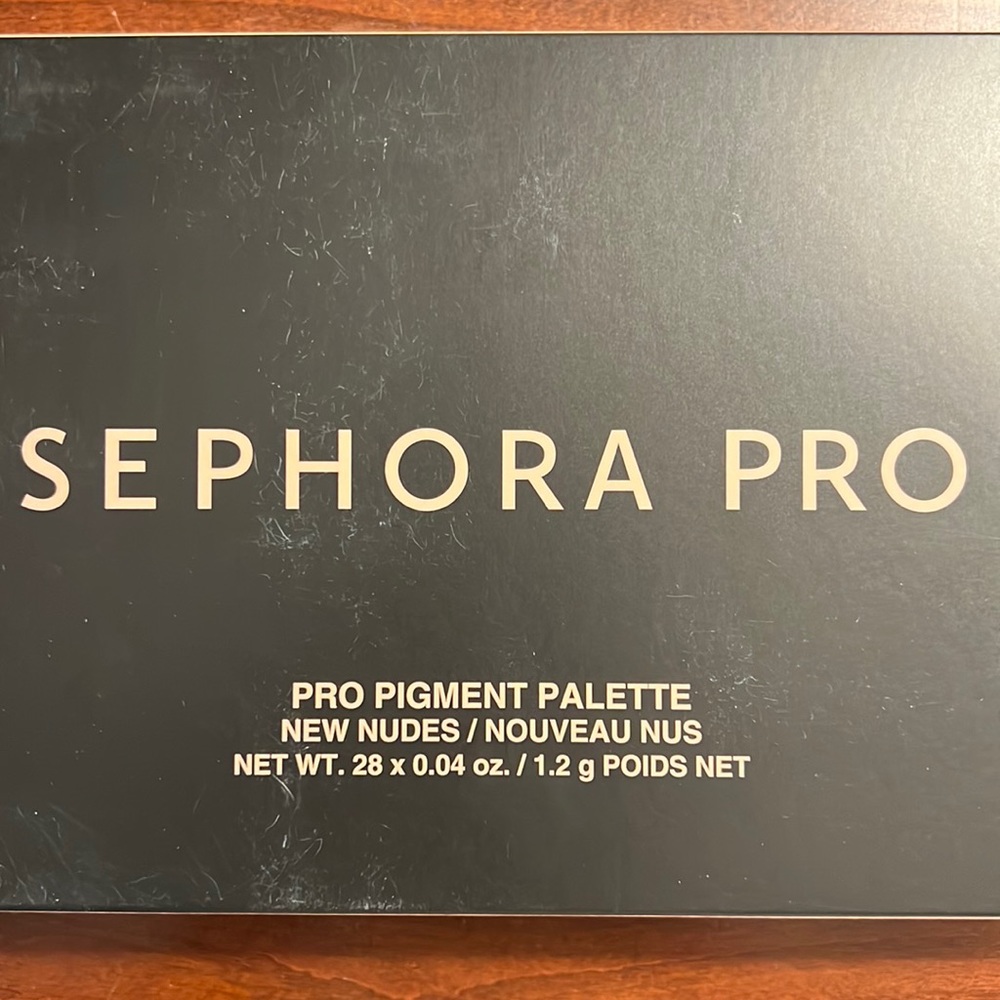 Sephora pro pigment palette new nudes new in box full size